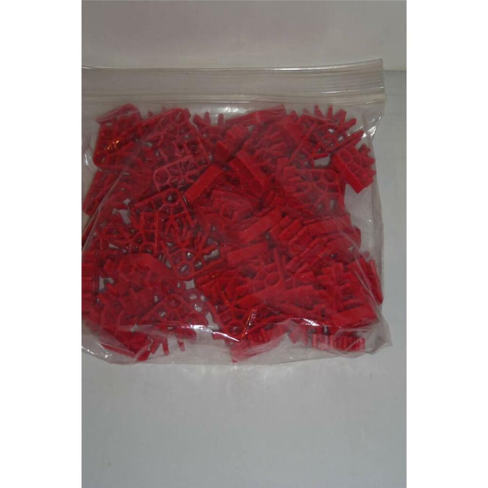 K'NEX 3-Way Connector Red Pieces Parts Standard Classic Size KNEX -0614T18